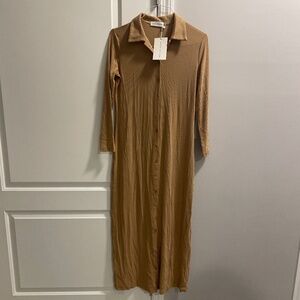 button down dress